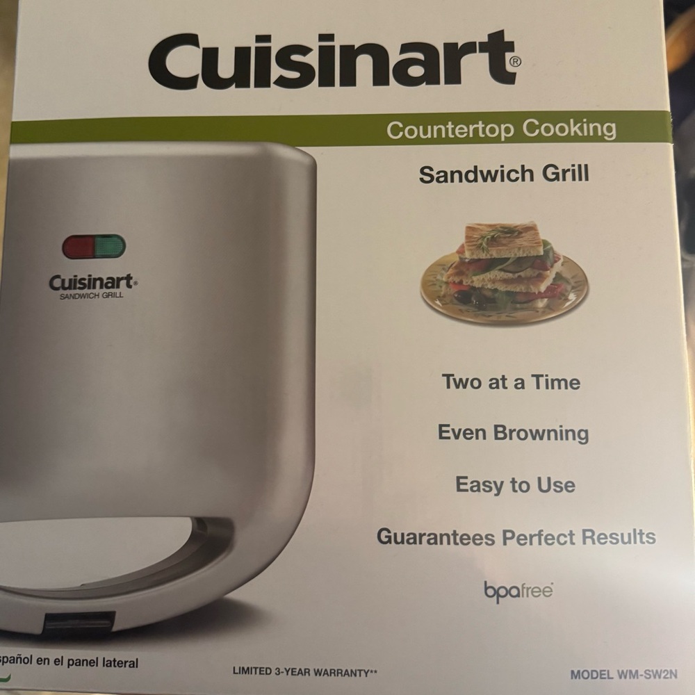 Cuisinart Countertop Cooking Sandwich Grill